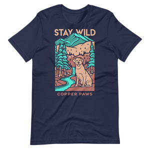 Stay Wild Tee - Copper Paws