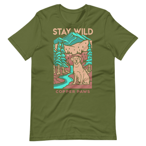 Stay Wild Tee - Copper Paws