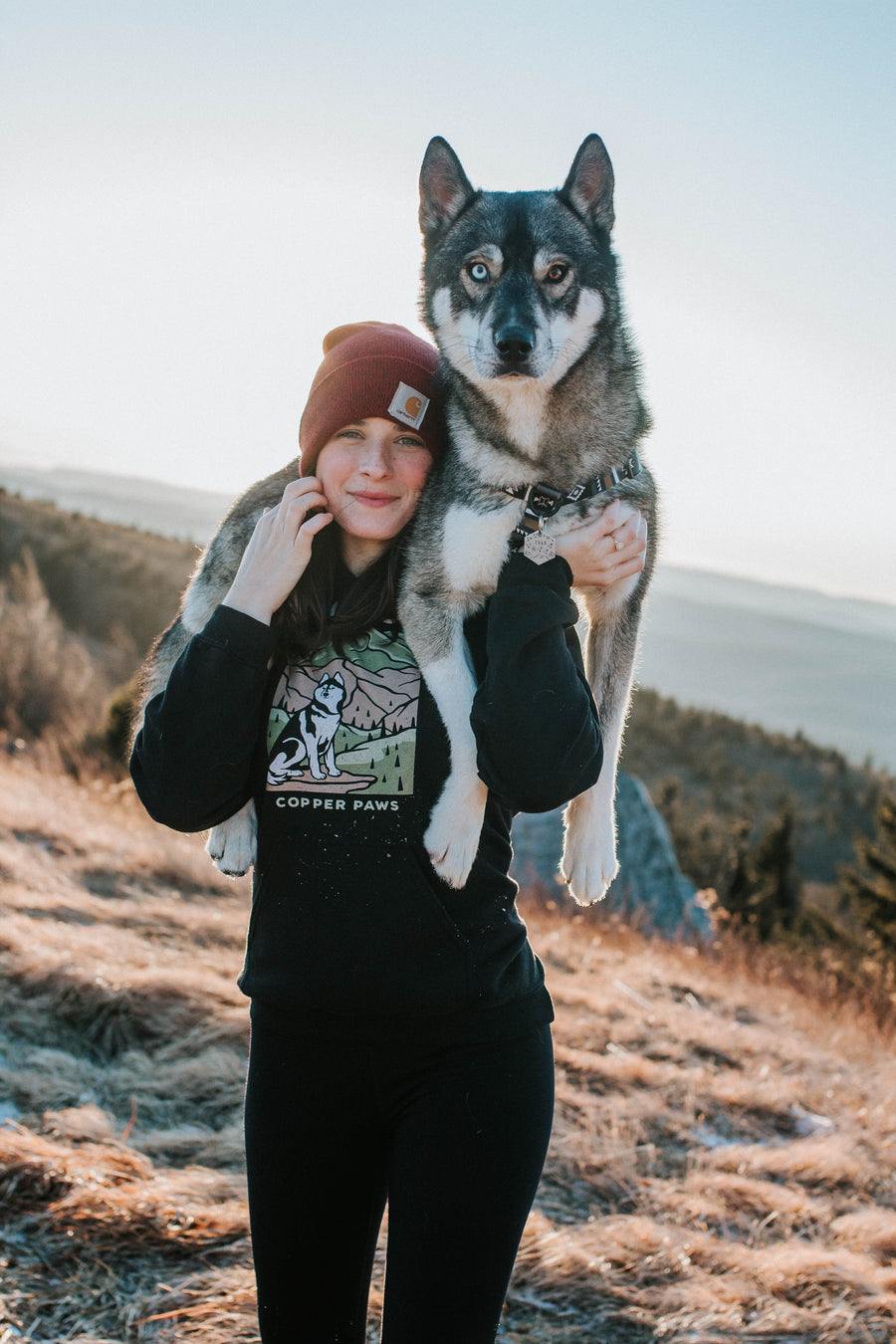 Hike On Hoodie - Copper Paws