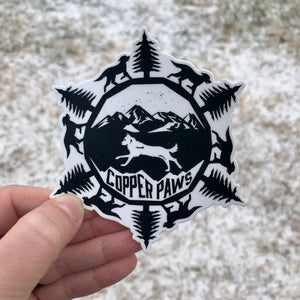 PupFlake Sticker - Copper Paws Dog Tags