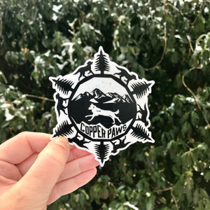 PupFlake Sticker - Copper Paws Dog Tags