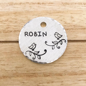 Birdy- Spring Collection - Copper Paws Dog Tags