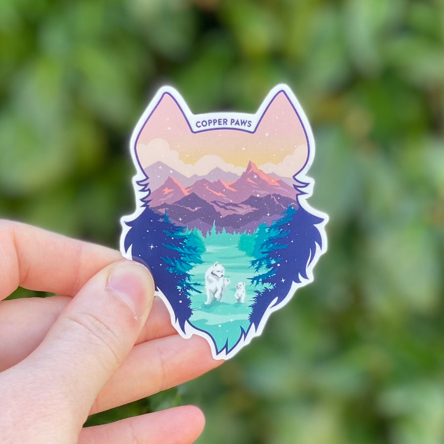 Samoyed Pup Sticker