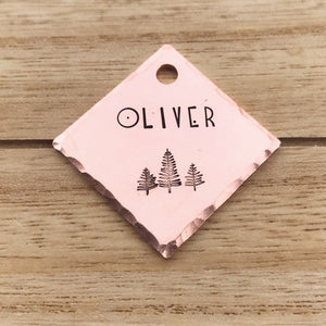 Ashton- Simple Style - Copper Paws Dog Tags