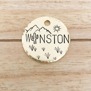 Sonoran- Simple Style - Copper Paws Dog Tags