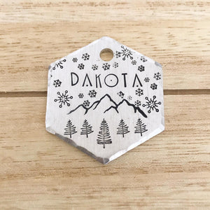 Oakley- Winter Collection - Copper Paws Dog Tags