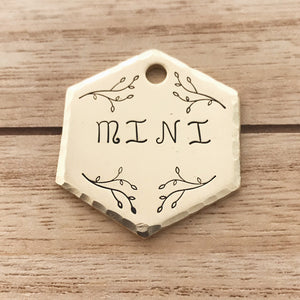 Edgewood- Simple Style - Copper Paws Dog Tags