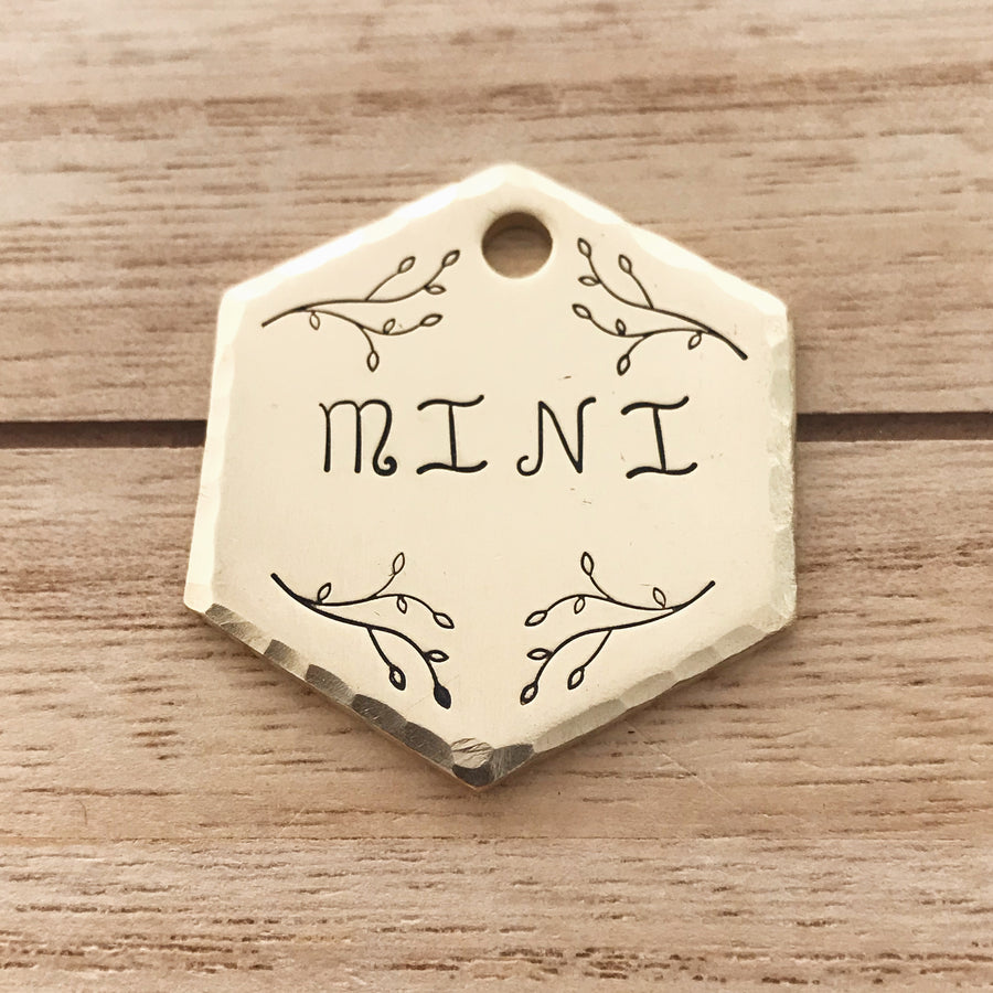 Edgewood- Simple Style - Copper Paws Dog Tags