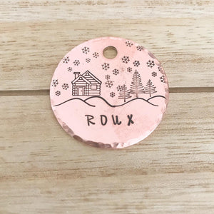 Lumi- Winter Collection - Copper Paws Dog Tags