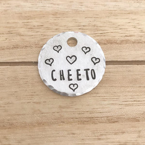 Lover, Not a Fighter- Kitty Tag - Copper Paws