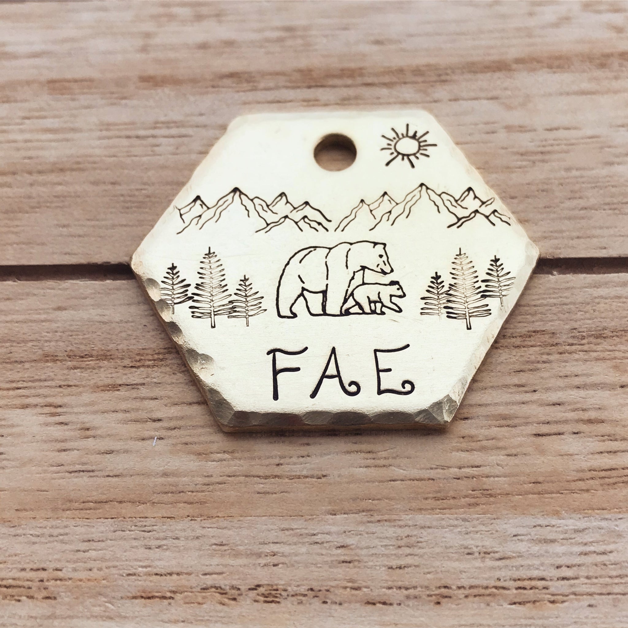 Misha- Simple Style - Copper Paws Dog Tags