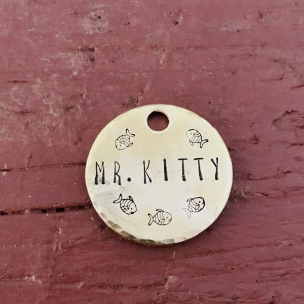 Tuna- Kitty Tag - Copper Paws