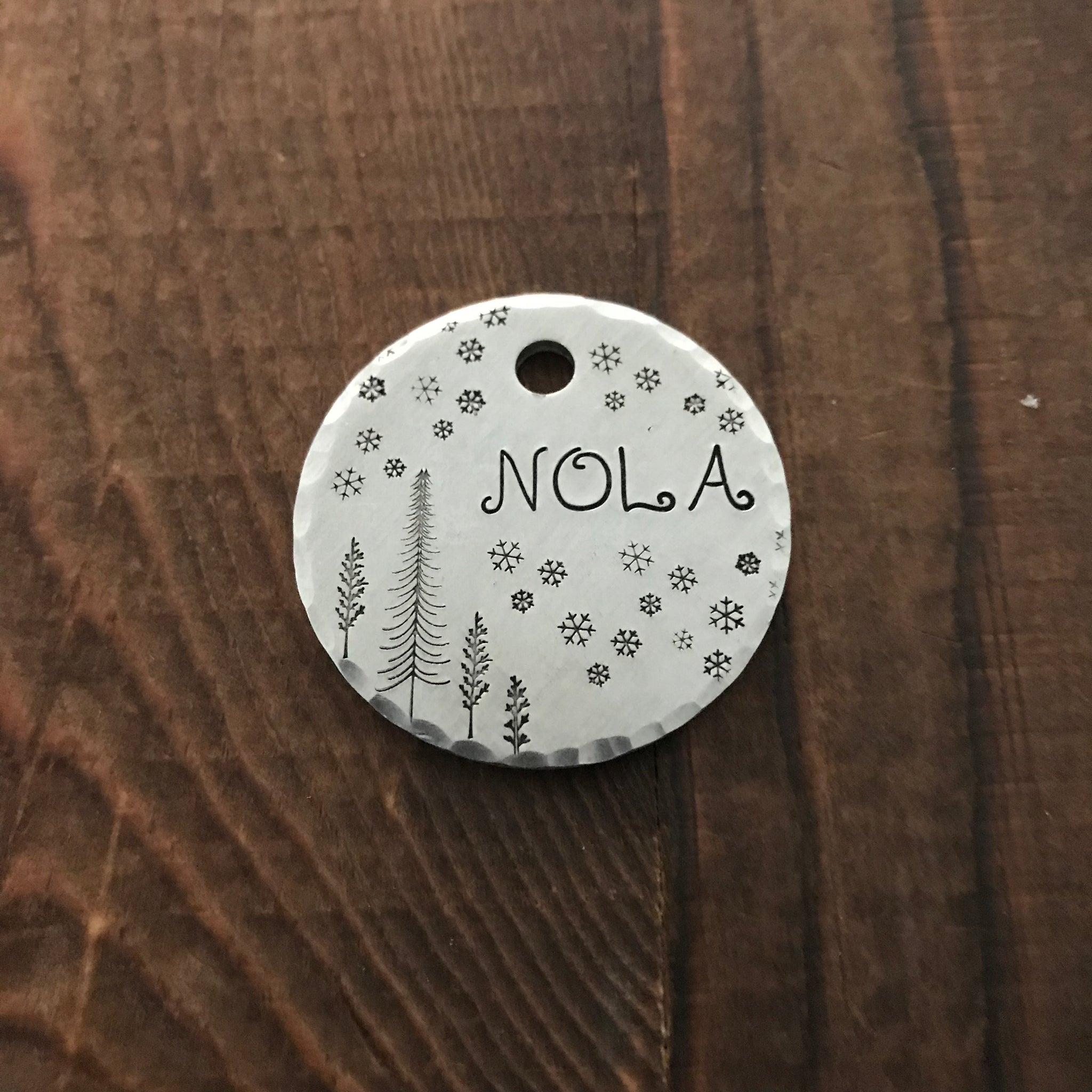 Alaska- Winter Collection - Copper Paws Dog Tags