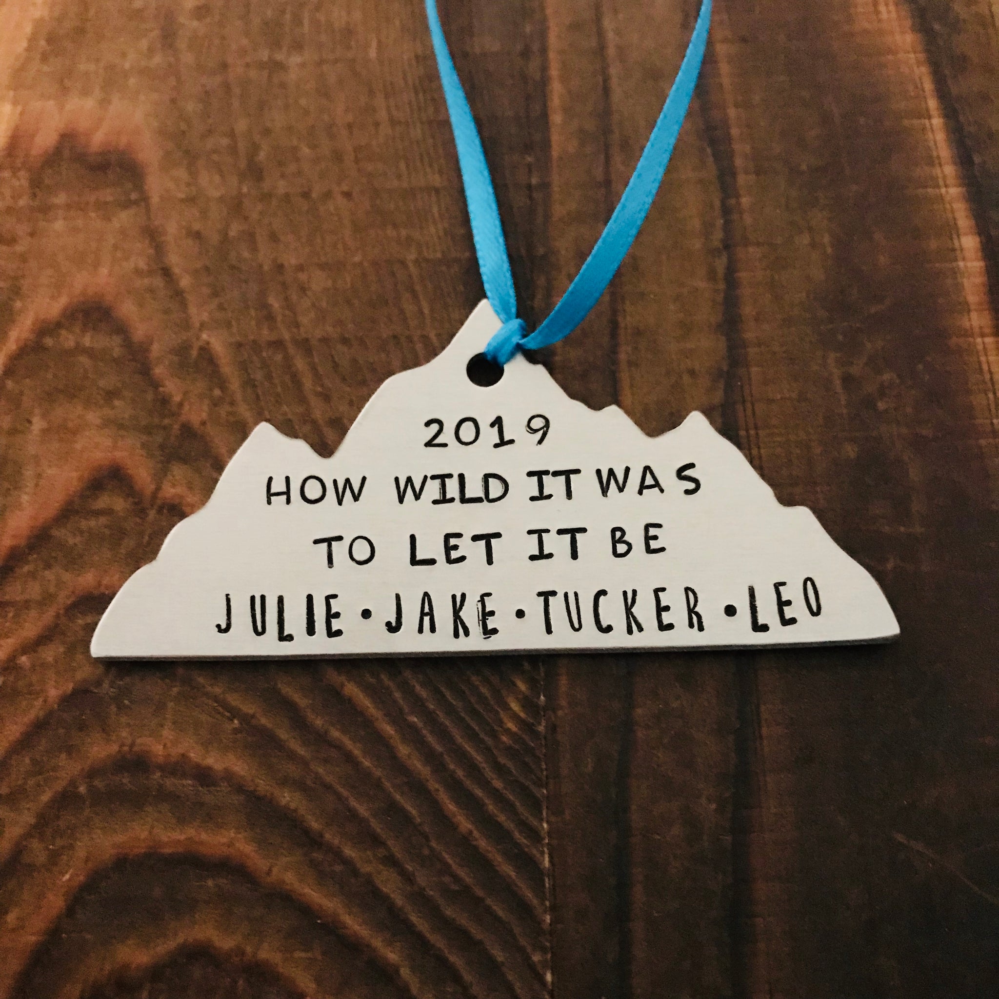 Mountain Ornament - Copper Paws Dog Tags