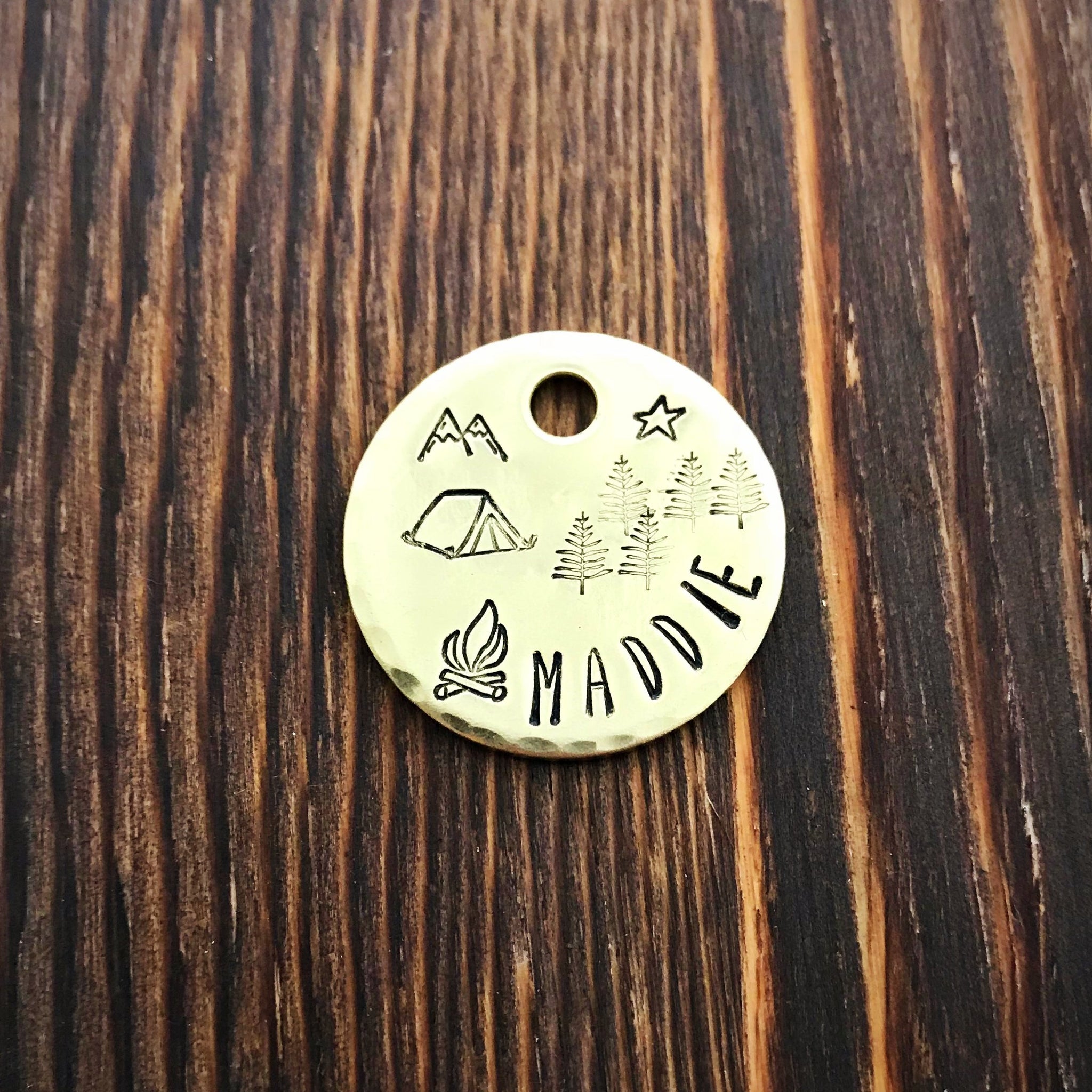 Camper- Kitty Tag - Copper Paws