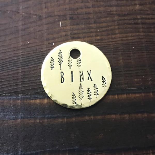 Nature Cat- Kitty Tag - Copper Paws