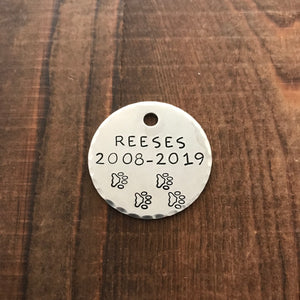 Memorial Tag - Copper Paws Dog Tags