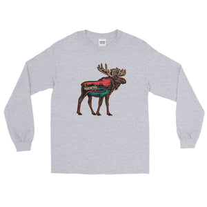 Adventure Moose Long Sleeve Shirt