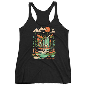 Waterfall Hike Women's Tank - Copper Paws