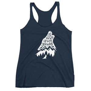 Wild Wolf Women's Tank - Copper Paws