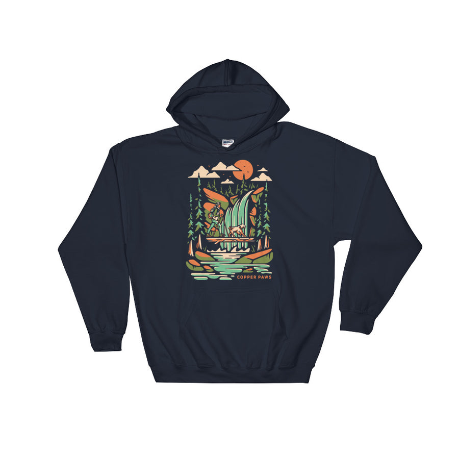 Waterfall Hike Hoodie - Copper Paws