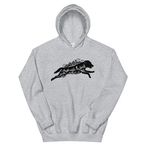 Running Wild Hoodie - Copper Paws Dog Tags