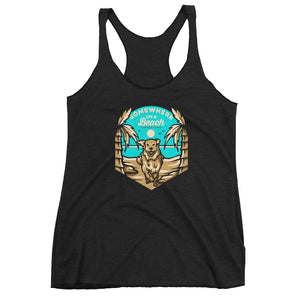 Beach Dog Women's Tank - Copper Paws