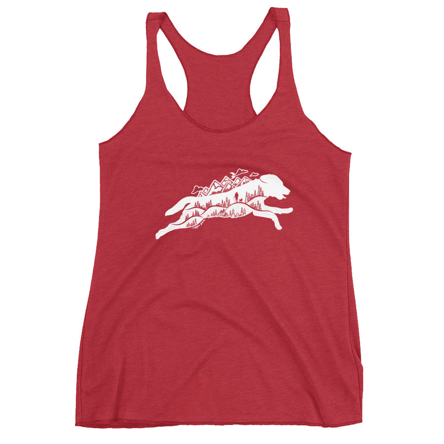 Running Wild Women's Tank - Copper Paws Dog Tags