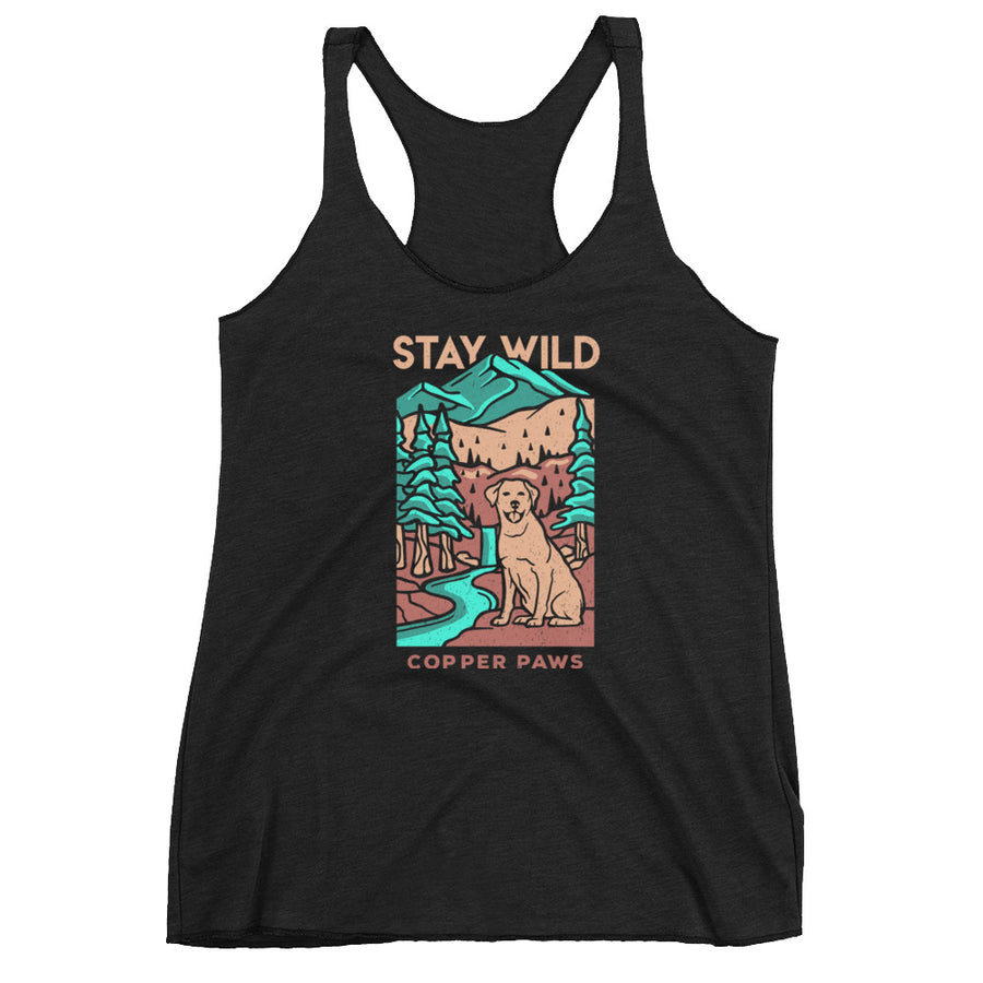 Stay Wild Women's Tank - Copper Paws