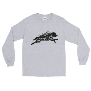 Running Wild Long Sleeve Shirt - Copper Paws Dog Tags
