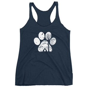 Camp Paw Women's Tank - Copper Paws