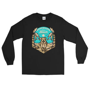 Beach Dog Long Sleeve Shirt - Copper Paws