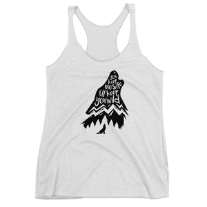 Wild Wolf Women's Tank - Copper Paws