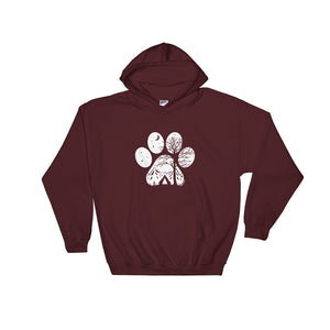 Camp Paw Hoodie - Copper Paws