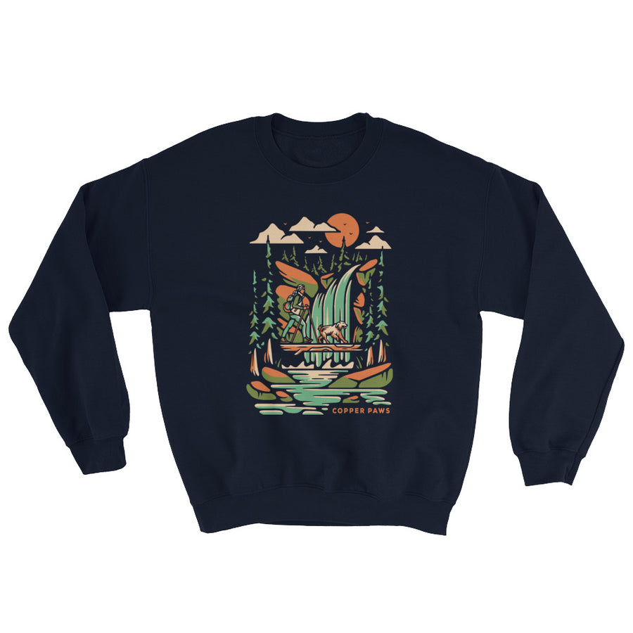 Waterfall Hike Sweatshirt - Copper Paws