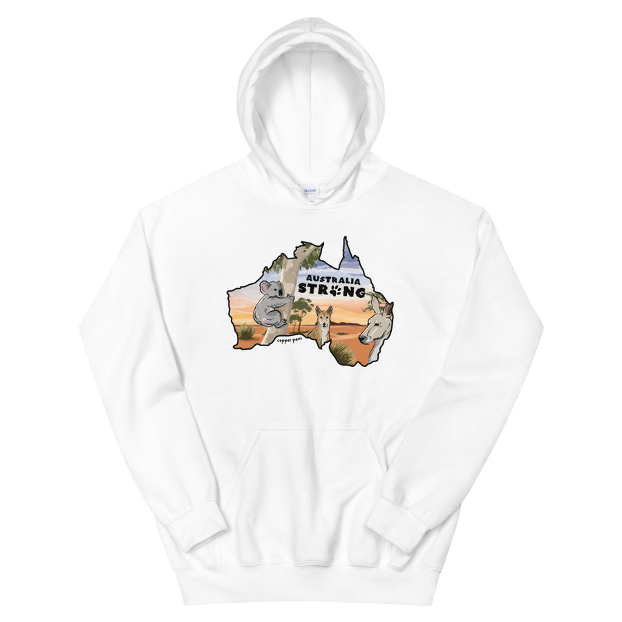 Australia Strong Hoodie - Copper Paws Dog Tags