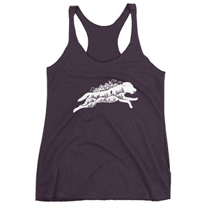 Running Wild Women's Tank - Copper Paws Dog Tags