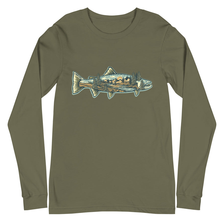 River Trout Long Sleeve Shirt